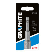 Magnetiskt fäste 10 x 65 mm, skaft 1/4 tum.