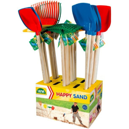 Trädgårdsredskap 60 cm display 24 stycken