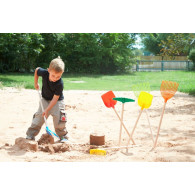 Trädgårdsredskap 60 cm display 24 stycken