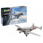 Modell av en plastflygplan Beechcraft Model 18 1:48