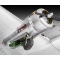 Modell av en plastflygplan Beechcraft Model 18 1:48