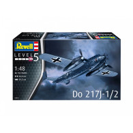 Modell av plastflygplan Do 217j 12 148