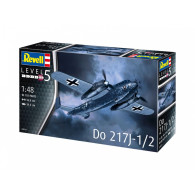 Modell av plastflygplan Do 217j 12 148