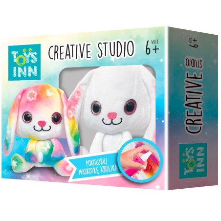Kreativt set med kaninförkläde från creative studio för färgläggning. | HandlaSmidigt.se