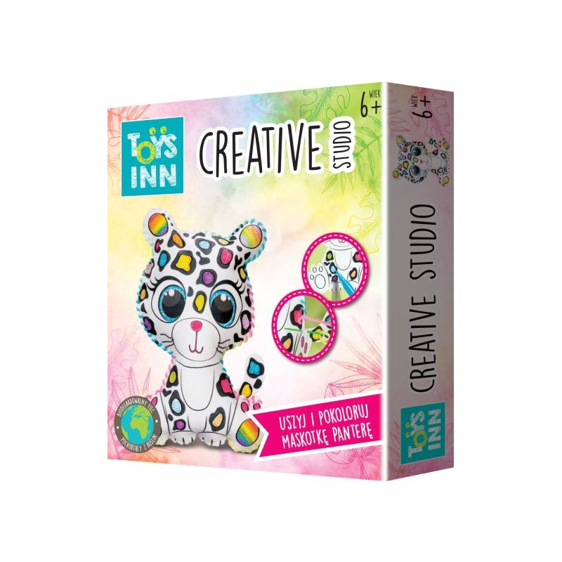 Kreativt sy- och färgläggningsset Creative Studio Panthera
