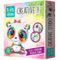Kreativt sy- och färgläggningsset Creative Studio Panda