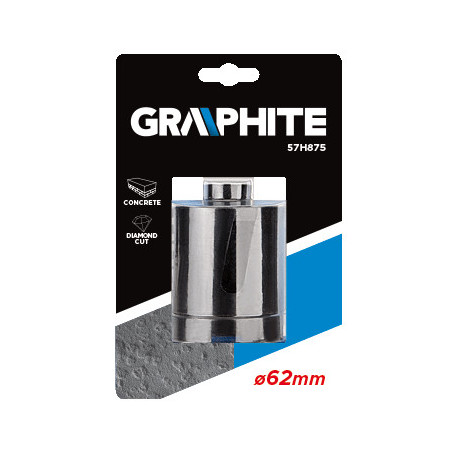 Diamantborr 62 x 10 x 75 mm