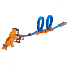 Bilattack av en T-rex.