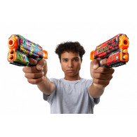 Uppsättning avfyrningsanordningar för skins flux med 16 pilar.