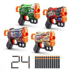 Uppsättning avfyrningsanordningar Skins Menace 24 pilar | HandlaSmidigt.se