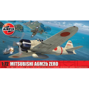 Modell av Mitsubishi A6M2b Zero i skala 1:72