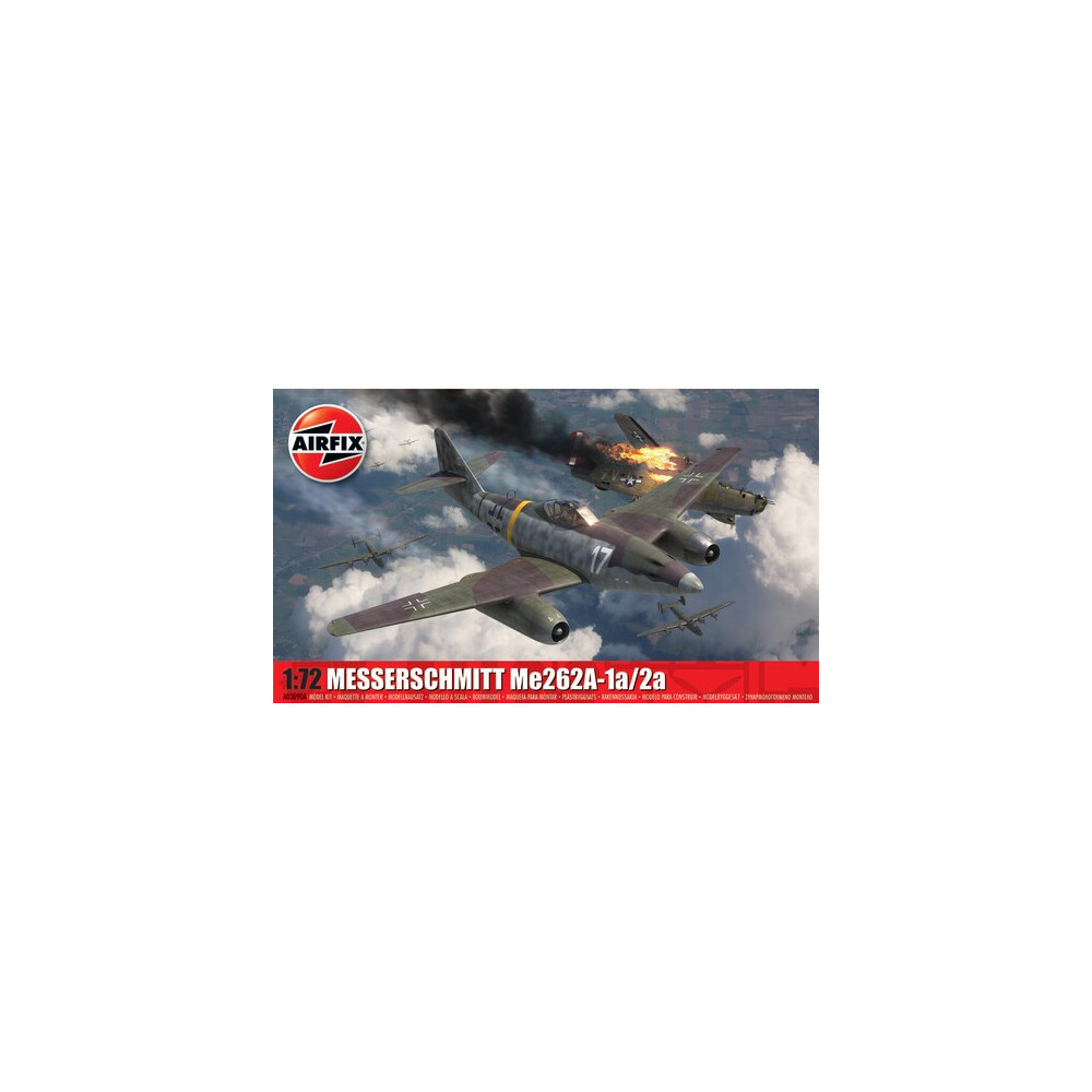 Modell av plast Messerschmitt Me 262A-1A2A 1/72
