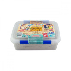 Dynamisk sand 2,5 kg i en låda, naturlig