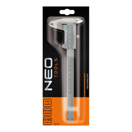 Skjutmått 150 mm, rostfritt stål