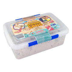 Dynamisk sand 5 kg i en låda, naturlig