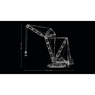 Klocki technic 42146 Żuraw gąsienicowy liebherr lr 13000