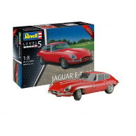 Modell av plastbil Jaguar E-type 18