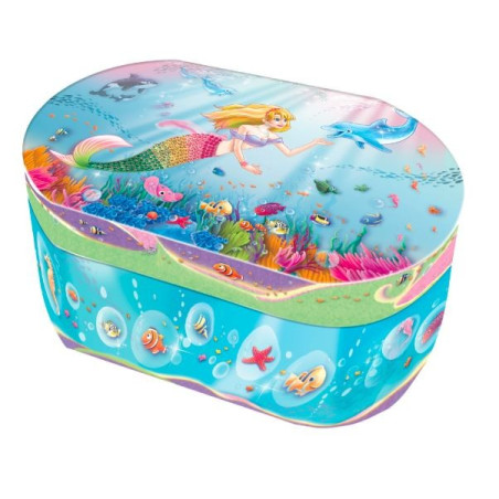 Pecoware oval musikspeldosa - sjöjungfru