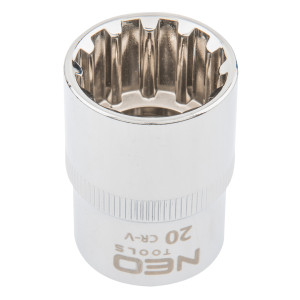 Adapter Spline 1/2', 20 mm