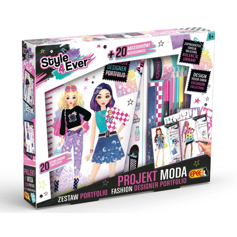 Kreativt projektmodeportfölj kit