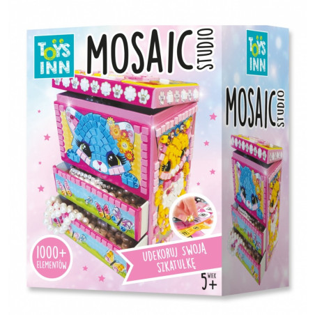 Kreativt set mosaik katt låda | HandlaSmidigt.se