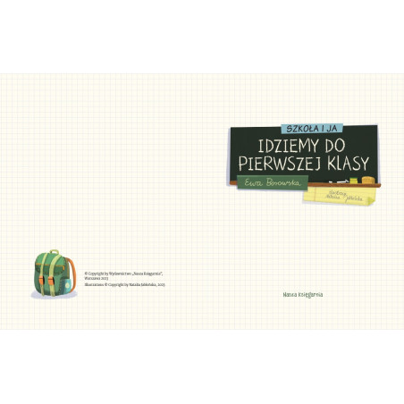 Boken skolan och jag. Vi går till första klassen.