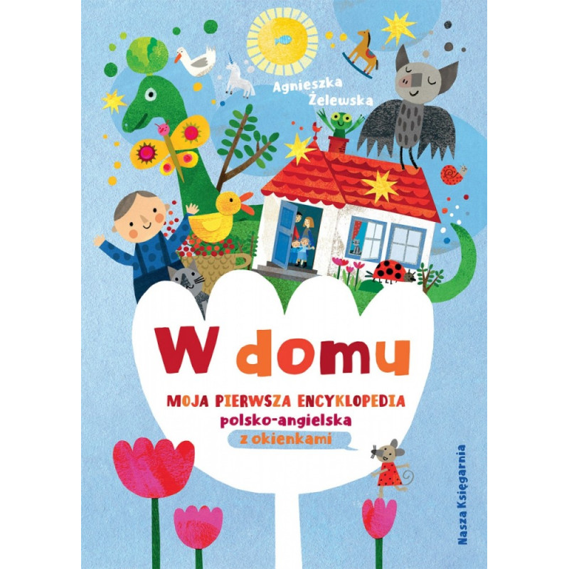 Boken hemma. Min första polsk-engelska uppslagsbok med fönster.