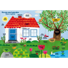 Boken hemma. Min första polsk-engelska uppslagsbok med fönster.