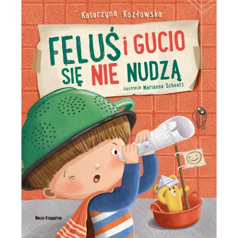 Boken Feluś och Gucio tråkar sig inte.