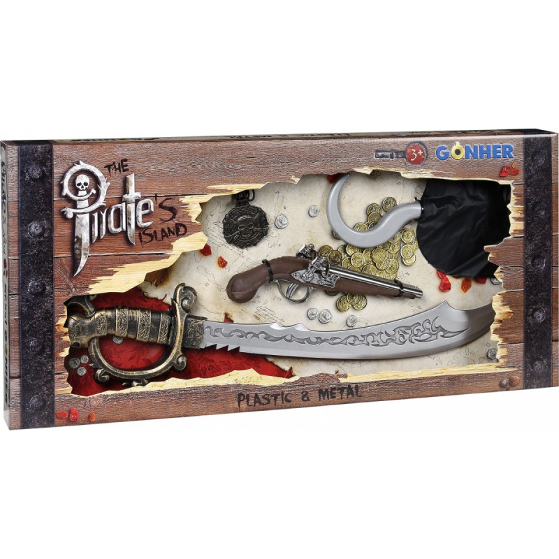 Piratset med machete (Gonher)