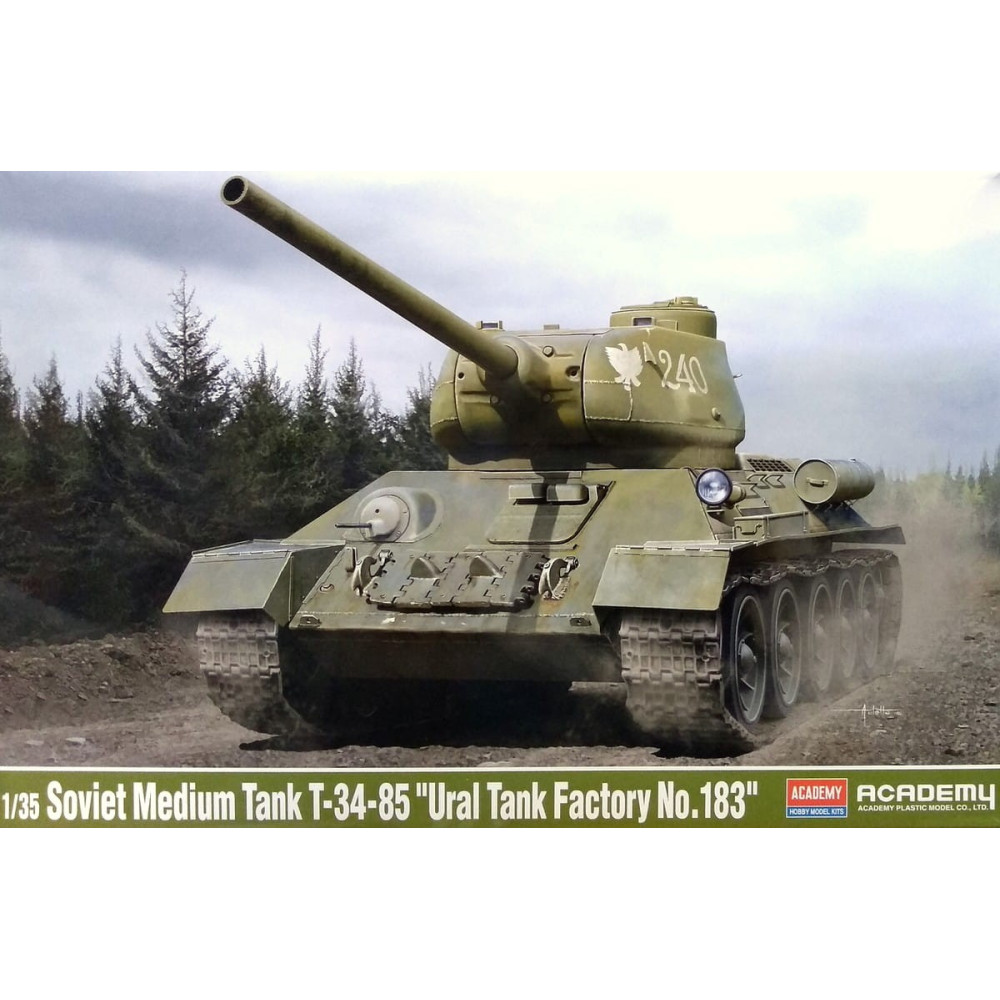 Model plastikowy t-3485 ural tank factory no. 183 pl Model plastikowy t-3485 ural tank factory no. 183 pl