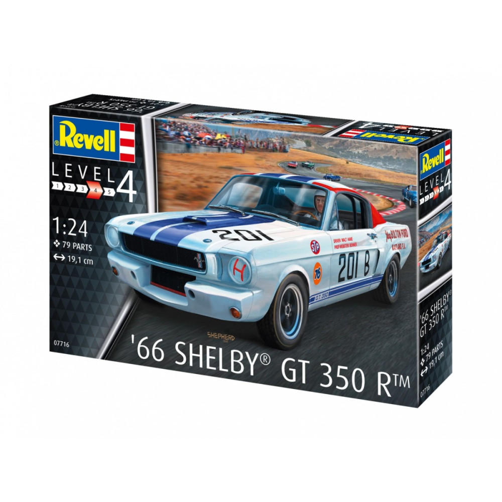 Modell av plast Shelby GT 350 R 1965 1:24
