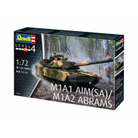 Modell i plast av m1a2 abrams 1:72