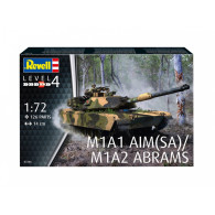 Modell i plast av m1a2 abrams 1:72