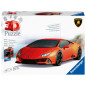 Pussel med 108 delar 3D fordon Lamborghini Huracan Evo grön