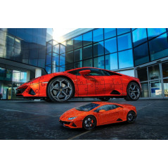Pussel med 108 delar 3D fordon Lamborghini Huracan Evo grön | HandlaSmidigt.se