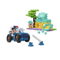 Klocki konstrukcyjne waffle mini - auto policyjne i sklep jubilerski
