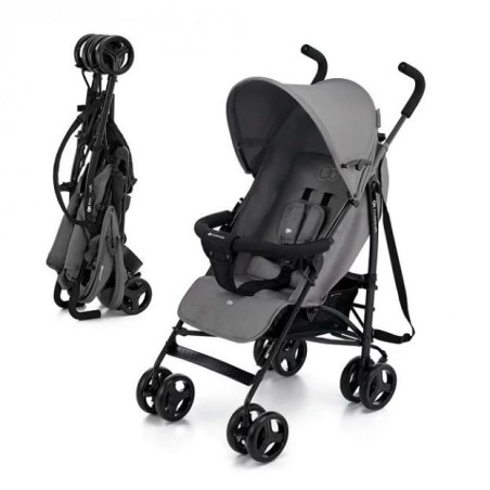 Promenadvagn tik stengrå