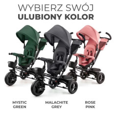 Trehjuling Aveo i malakitgrått