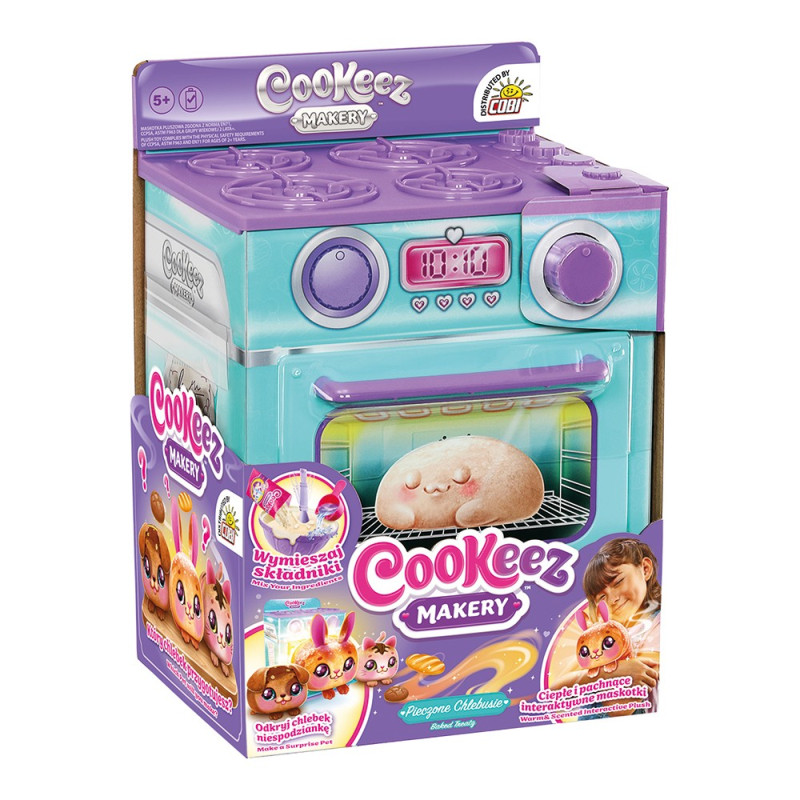 Interaktiv maskot cookeez bakverkade brödsmulor