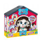 Maskotka little live pets hund med dalmatinerhus