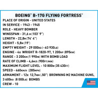 Klocki boeing b-17g flying fortress