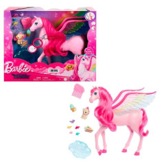 Barbie-figur med en nypa magi Pegasus Ljus och ljud