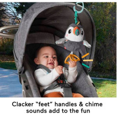 Hängande tukan-nyckelring