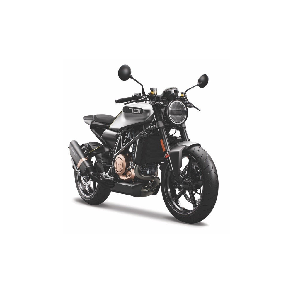 Modell av metallmotorcykel Husqvarna Vitpilen 701 2018 118 Modell av metallmotorcykel Husqvarna Vitpilen 701 2018 118