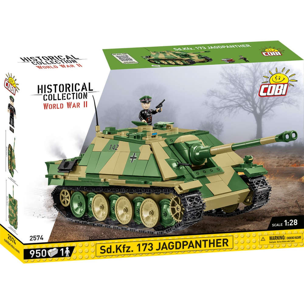 Klocki historical collection wwii sd.kfz.173 jagdpanther 950 klocki