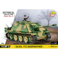 Klocki historical collection wwii sd.kfz.173 jagdpanther 950 klocki