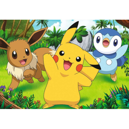 Pussel med 2x24 Pokemon-element.