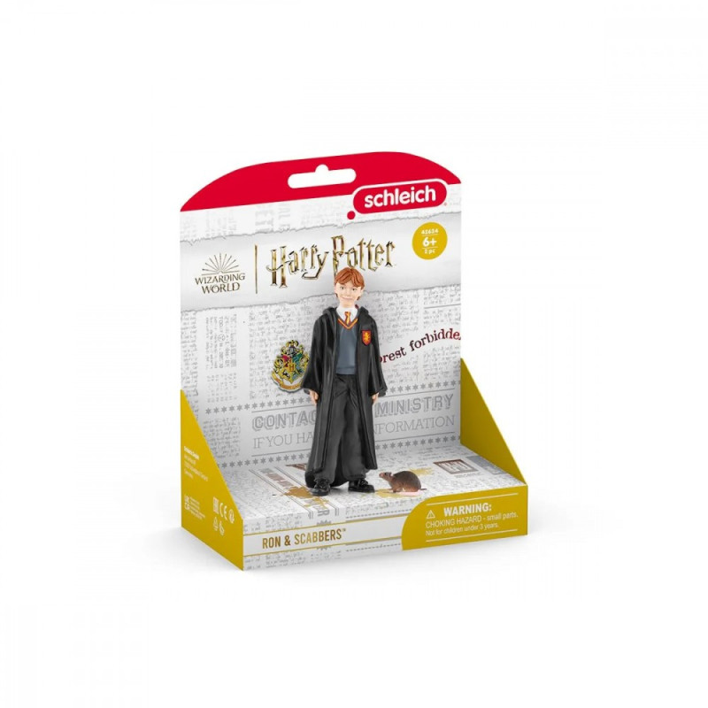 Set med figurer av Ron Weasley och Kräx.