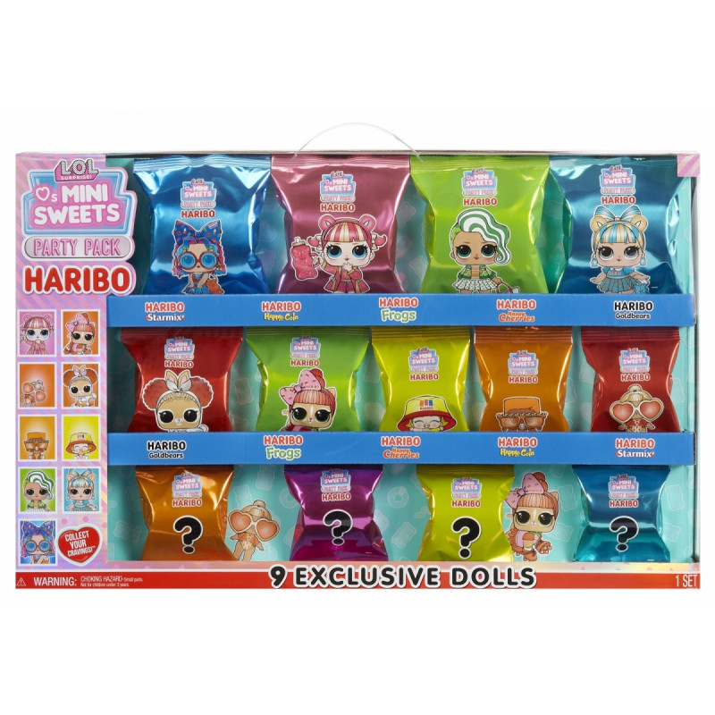 Dockan lol surprise älskar mini sötsaker x haribo festpaket